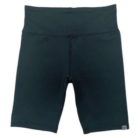 Krótkie Legginsy z Wysokim Stanem - Czarne Krótkie Legginsy z Wysokim Stanem - Czarne