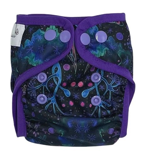 Otulacz z lamówką - NEON SPLASH noworodkowy 3-8kg Otulacz z lamówką - NEON SPLASH noworodkowy 3-8kg