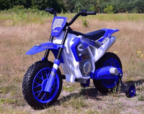 MEGA MOTOR ENDURO - MIĘKKIE KOŁA, AMORTYZATOR, 12V, WALIZKA SUPER JAKOŚĆ/XMX616