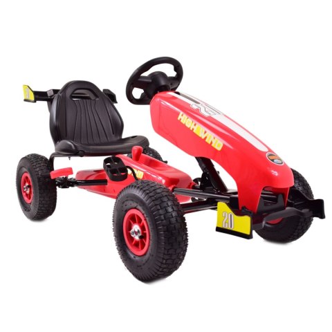 NAJNOWSZY GOKART NA PEDAŁY, KOŁA POMPOWANE, HAMULCE/G202 NAJNOWSZY GOKART NA PEDAŁY, KOŁA POMPOWANE, HAMULCE/G202
