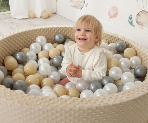 Suchy basen minky H-30 cm z piłkami 200szt.- butelkowa zieleń Suchy basen minky H-30 cm z piłkami 200szt.- butelkowa zieleń