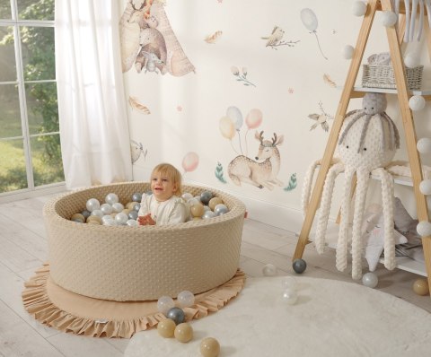 Suchy basen minky H-30 cm z piłkami 200szt.- miętowy Suchy basen minky H-30 cm z piłkami 200szt.- miętowy