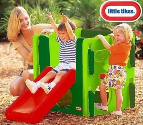 Little Tikes Hide & Slide Climber primary plac zabaw Little Tikes Hide & Slide Climber primary plac zabaw