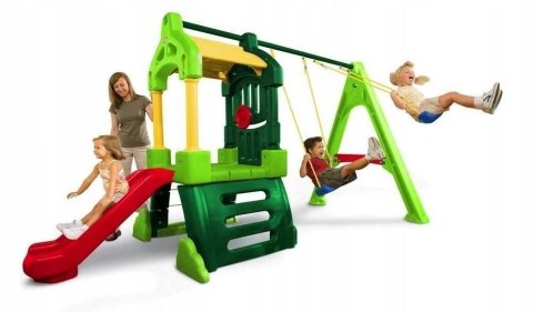 Little Tikes Plac zabaw Clubhouse Swing Set Natural Little Tikes Plac zabaw Clubhouse Swing Set Natural