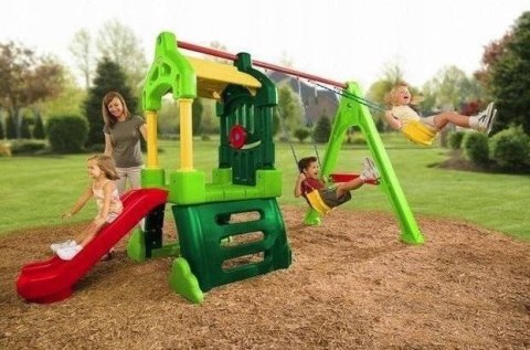 Little Tikes Plac zabaw Clubhouse Swing Set Natural Little Tikes Plac zabaw Clubhouse Swing Set Natural