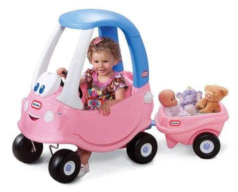 Little Tikes Princess Cozy Coupe® Trailer Przyczepka 621451 Różowa Little Tikes Princess Cozy Coupe® Trailer Przyczepka 621451 Różowa