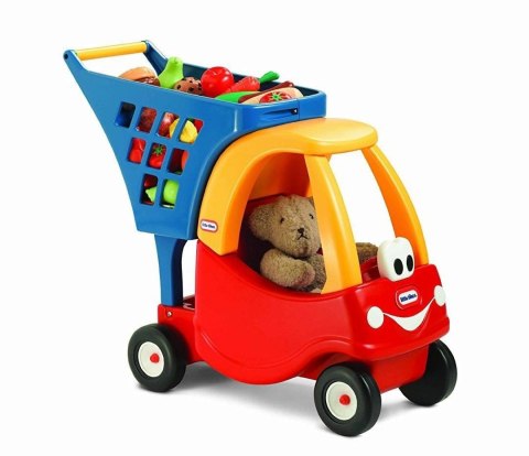 Little Tikes Shopping Cart Cozy Coupe Wózek Na Zakupy 618338 Czerwony Little Tikes Shopping Cart Cozy Coupe Wózek Na Zakupy 618338 Czerwony