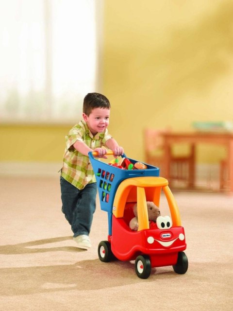 Little Tikes Shopping Cart Cozy Coupe Wózek Na Zakupy 618338 Czerwony Little Tikes Shopping Cart Cozy Coupe Wózek Na Zakupy 618338 Czerwony