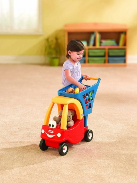 Little Tikes Shopping Cart Cozy Coupe Wózek Na Zakupy 618338 Czerwony Little Tikes Shopping Cart Cozy Coupe Wózek Na Zakupy 618338 Czerwony