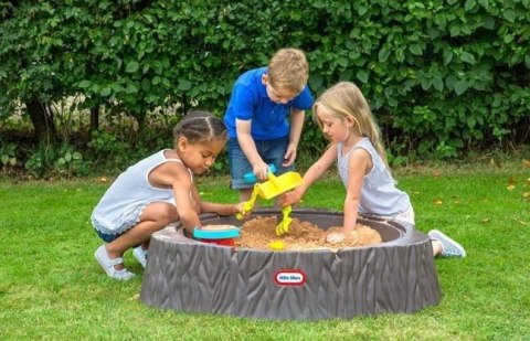 Little Tikes Woodland Sand Pit Piaskownica Pieniek 644658 Brązowa Little Tikes Woodland Sand Pit Piaskownica Pieniek 644658 Brązowa