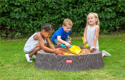 Little Tikes Woodland Sand Pit Piaskownica Pieniek 644658 Brązowa Little Tikes Woodland Sand Pit Piaskownica Pieniek 644658 Brązowa
