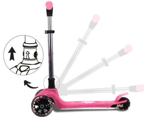 Milly Mally Scooter Jelly Pink Milly Mally Scooter Jelly Pink