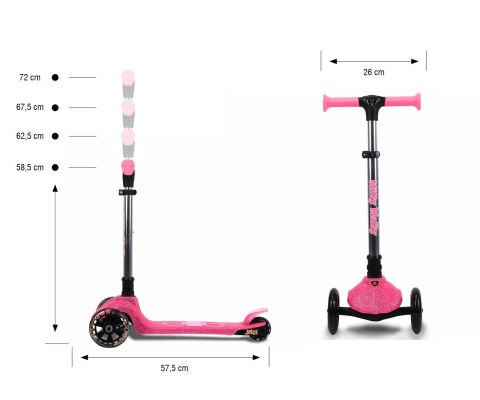 Milly Mally Scooter Jelly Pink Milly Mally Scooter Jelly Pink
