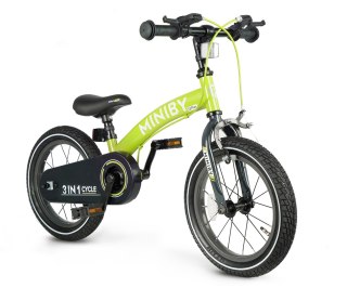 Qplay Rowerek Dziecięcy - Rowerek Biegowy Miniby 14 cali Green