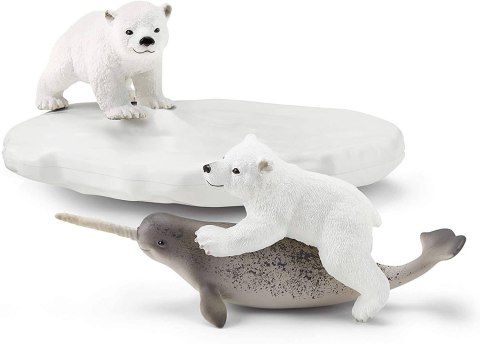 Schleich 42531 Polarny Plac Zabaw Misie Figurki Wild Life Schleich 42531 Polarny Plac Zabaw Misie Figurki Wild Life