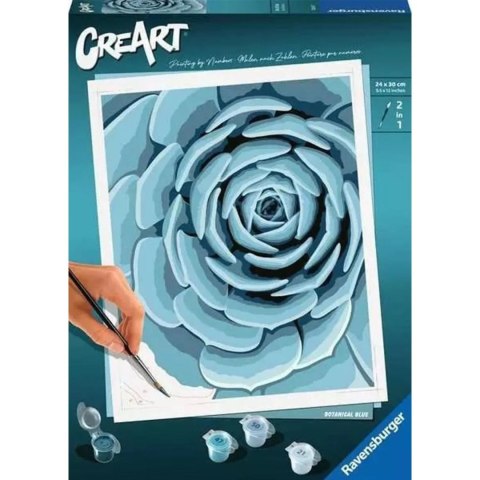CreArt Botanical Blue Malowanie Po Numerach Ravensburger 23610 CreArt Botanical Blue Malowanie Po Numerach Ravensburger 23610
