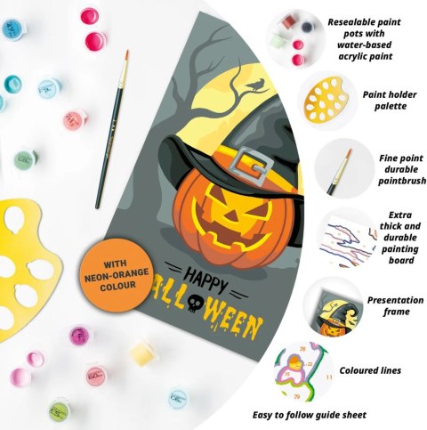 CreArt Wesołego Halloween Malowanie Po Numerach Ravensburger 23712 CreArt Wesołego Halloween Malowanie Po Numerach Ravensburger 23712
