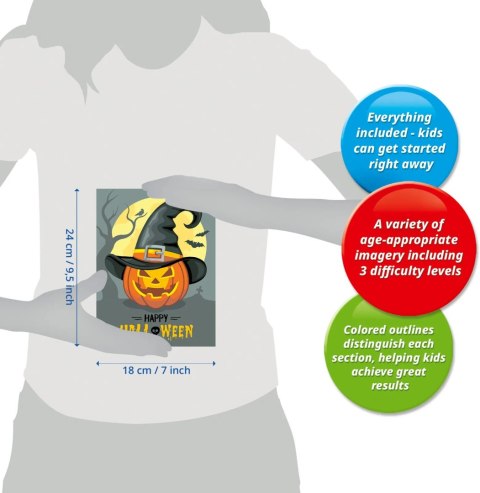 CreArt Wesołego Halloween Malowanie Po Numerach Ravensburger 23712 CreArt Wesołego Halloween Malowanie Po Numerach Ravensburger 23712