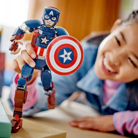 LEGO Marvel Figurka Kapitana Ameryki Do Zbudowania 76258 LEGO Marvel Figurka Kapitana Ameryki Do Zbudowania 76258