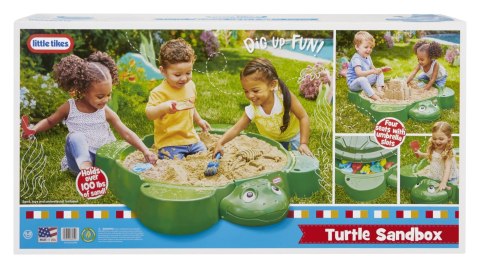 Little Tikes Piaskownica Żółw Składana z Pokrywą 664526 Little Tikes Piaskownica Żółw Składana z Pokrywą 664526