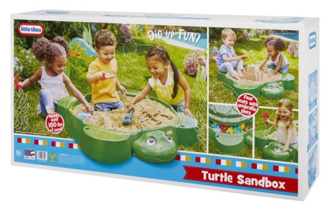 Little Tikes Piaskownica Żółw Składana z Pokrywą 664526 Little Tikes Piaskownica Żółw Składana z Pokrywą 664526