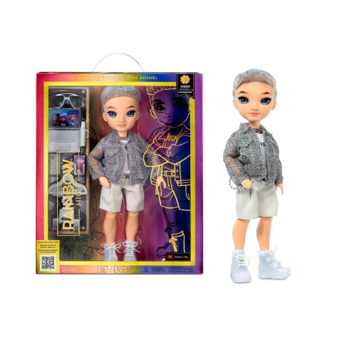 Rainbow High S23 Fashion Doll- Aidan (Purple) 583165EUC Rainbow High S23 Fashion Doll- Aidan (Purple) 583165EUC