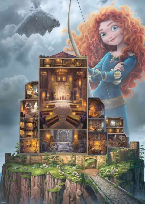 Ravensburger Puzzle 2D 1000 elementów: Disney kolekcja Merida 17335 Ravensburger Puzzle 2D 1000 elementów: Disney kolekcja Merida 17335