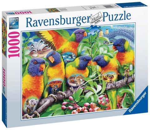 Ravensburger Puzzle 2D 1000 elementów: Kraina Lorikeet 16815 Ravensburger Puzzle 2D 1000 elementów: Kraina Lorikeet 16815