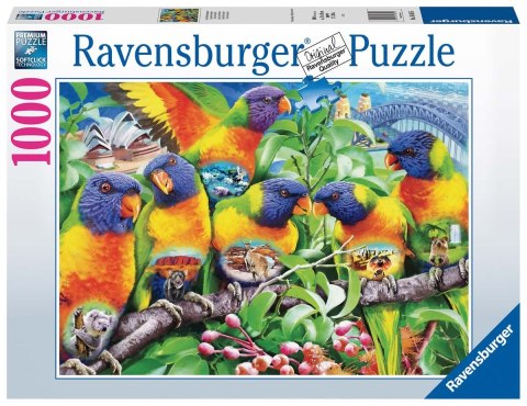 Ravensburger Puzzle 2D 1000 elementów: Kraina Lorikeet 16815 Ravensburger Puzzle 2D 1000 elementów: Kraina Lorikeet 16815