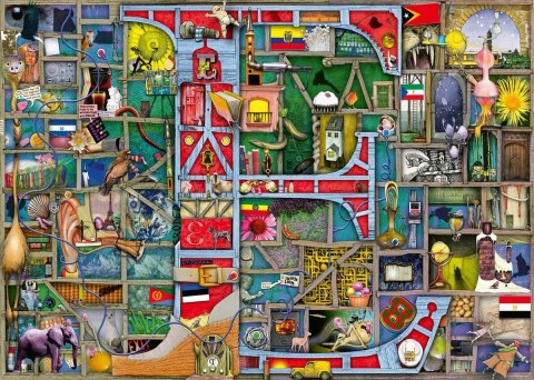 Ravensburger Puzzle 2D 1000 elementów: Niesamowity alfabet E & F 16420 Ravensburger Puzzle 2D 1000 elementów: Niesamowity alfabet E & F 16420