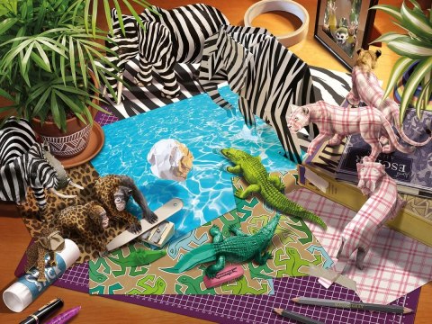 Ravensburger Puzzle 2D 1500 elementów: Przygoda z origami 16822 Ravensburger Puzzle 2D 1500 elementów: Przygoda z origami 16822