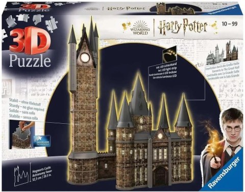 Ravensburger Puzzle 3D Budynki nocą: Zamek Hogwarts Wieża 540 elementów 11551 Ravensburger Puzzle 3D Budynki nocą: Zamek Hogwarts Wieża 540 elementów 11551
