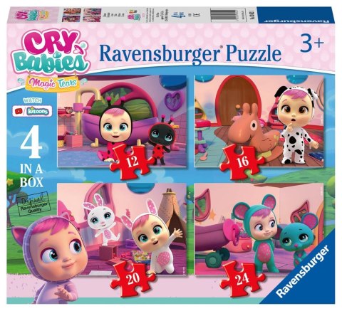 Ravensburger Puzzle dla dzieci 2D 4in1: Cry Babies 12/16/20/24 elementy 3052 Ravensburger Puzzle dla dzieci 2D 4in1: Cry Babies 12/16/20/24 elementy 3052