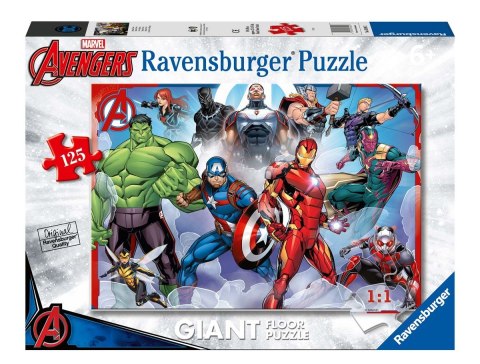 Ravensburger Puzzle dla dzieci 2D: Avengers Giant 125 elementów 5643 Ravensburger Puzzle dla dzieci 2D: Avengers Giant 125 elementów 5643