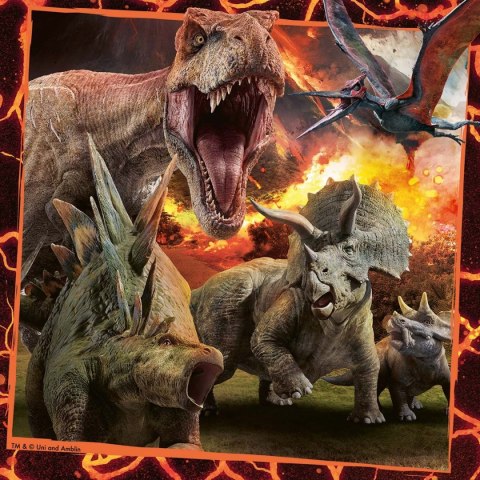 Ravensburger Puzzle dla dzieci 2D: Jurassic World 3x49 elementów 8054 Ravensburger Puzzle dla dzieci 2D: Jurassic World 3x49 elementów 8054