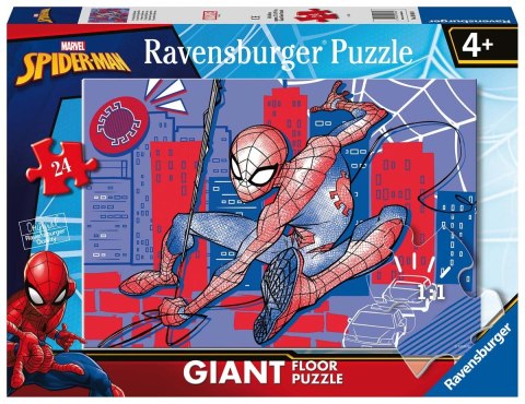 Ravensburger Puzzle dla dzieci 2D: Spiderman Giant 24 elementy 3088 Ravensburger Puzzle dla dzieci 2D: Spiderman Giant 24 elementy 3088