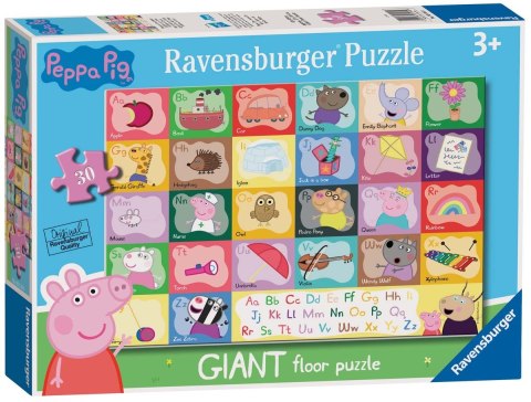 Ravensburger Puzzle dla dzieci 2D: Świnka Peppa Giant 24 elementy 3116 Ravensburger Puzzle dla dzieci 2D: Świnka Peppa Giant 24 elementy 3116