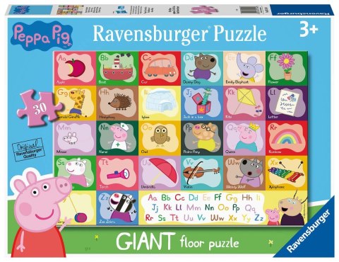 Ravensburger Puzzle dla dzieci 2D: Świnka Peppa Giant 24 elementy 3116 Ravensburger Puzzle dla dzieci 2D: Świnka Peppa Giant 24 elementy 3116