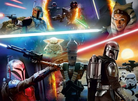 Ravensburger Puzzle dla dzieci 2D: The Mandalorian 300 elementów 13279 Ravensburger Puzzle dla dzieci 2D: The Mandalorian 300 elementów 13279