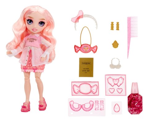 121367-EUC Rainbow High Creative Crystals Fashion Doll- Bella