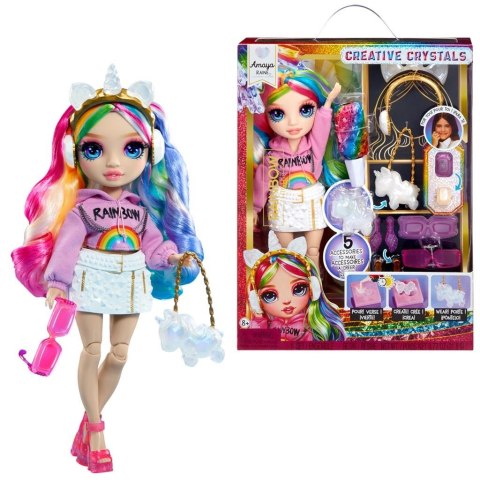 121411-EUC Rainbow High Creative Crystals Fashion Doll- Amaya 121411-EUC Rainbow High Creative Crystals Fashion Doll- Amaya