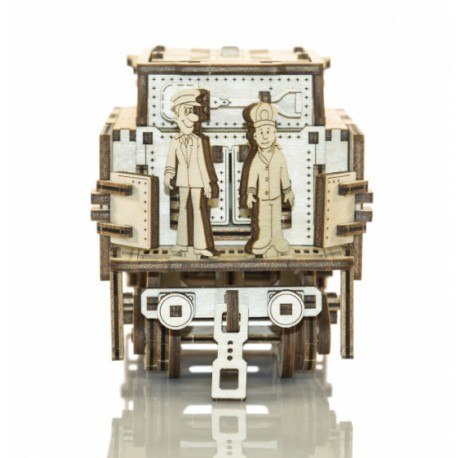 Drewniane puzzle mechaniczne 3d wooden.city - wooden express + Drewniane puzzle mechaniczne 3d wooden.city - wooden express +