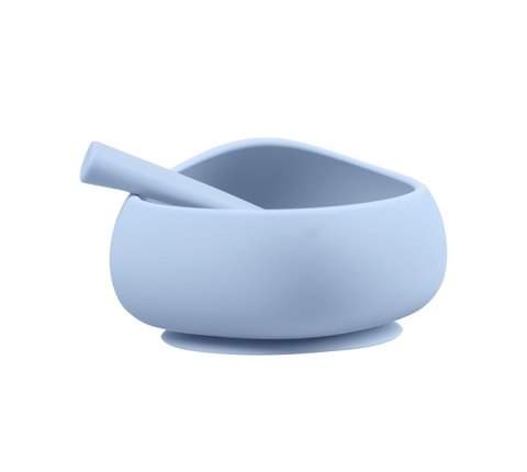 Mombella 01518 Miseczka z Przyssawką i Łyżeczką Light Blue Mombella 01518 Miseczka z Przyssawką i Łyżeczką Light Blue