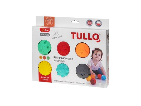 TULLO 462 Piłki sensoryczne buźki 6 szt TULLO 462 Piłki sensoryczne buźki 6 szt